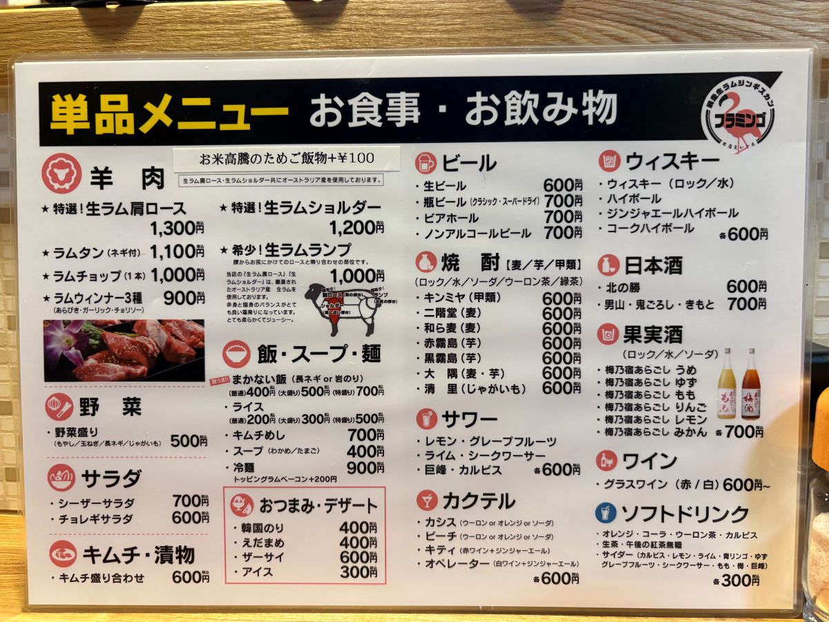 網走 グルメ 観光 ジンギスカン